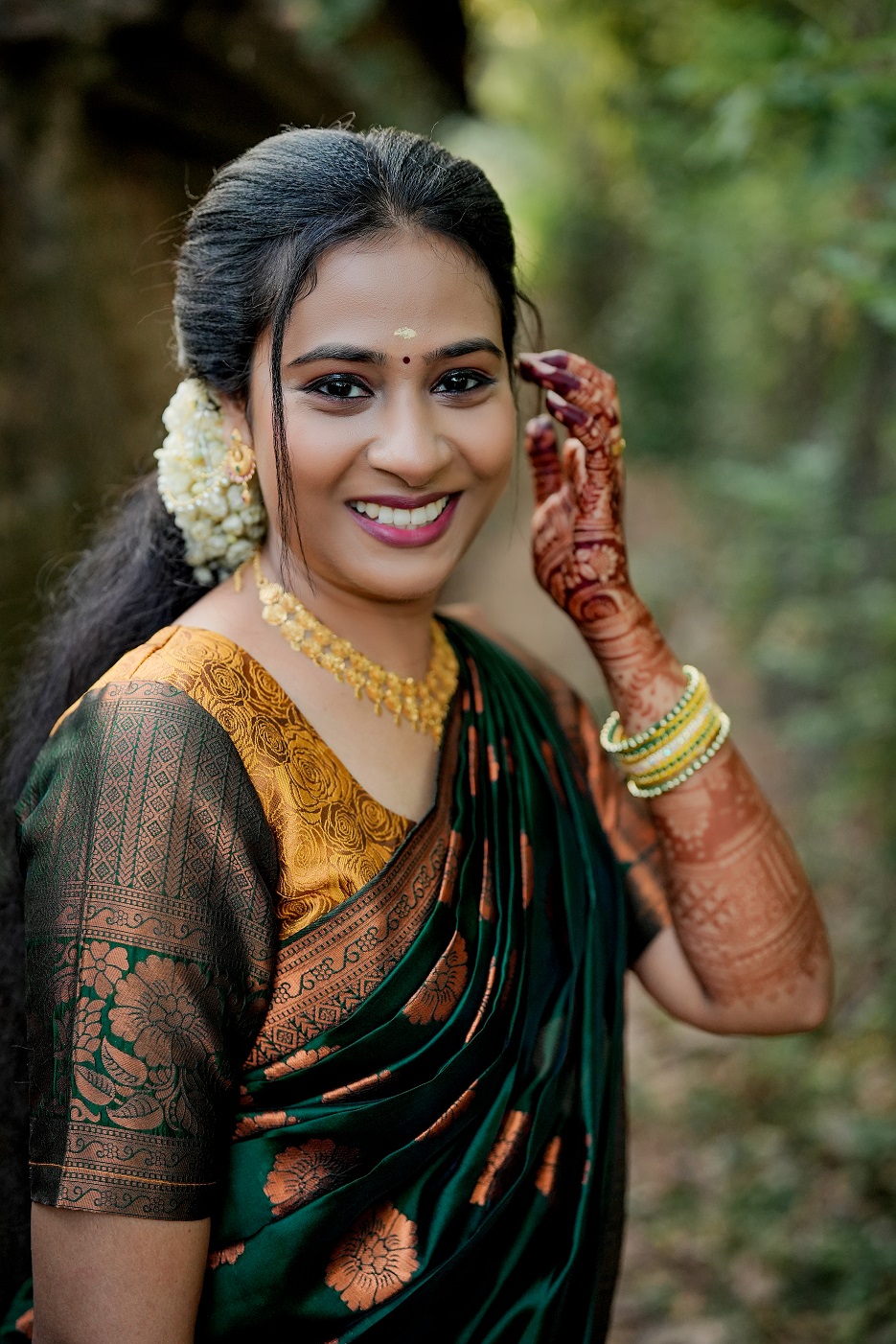 Best Bridal Makeup in Guruvayur by Makeover by Sini